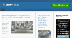 Desktop Screenshot of blogs.smartrules.com