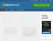 Tablet Screenshot of blogs.smartrules.com